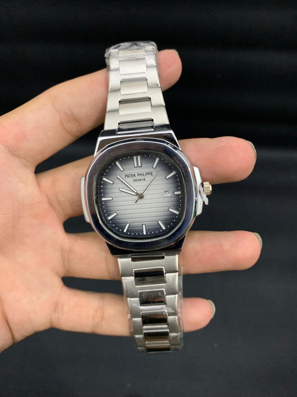 PP1 Stainless Steel White Dials for Men In Pakstan