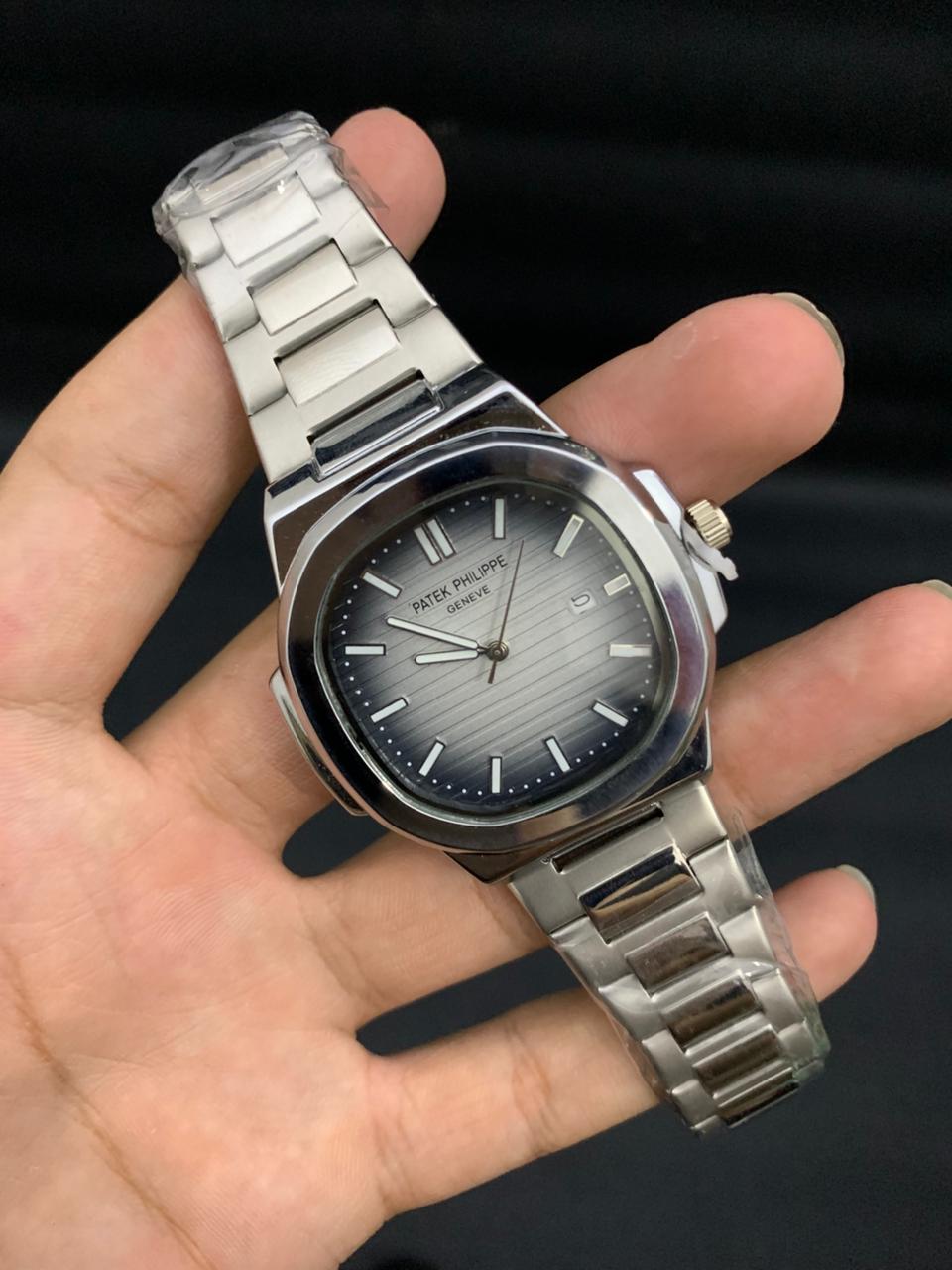 PP1 Stainless Steel White Dials for Men In Pakstan